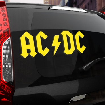 Наклейка AC/DC