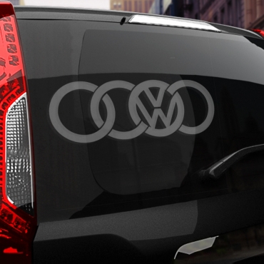 Наклейка AUDI и Volkswagen