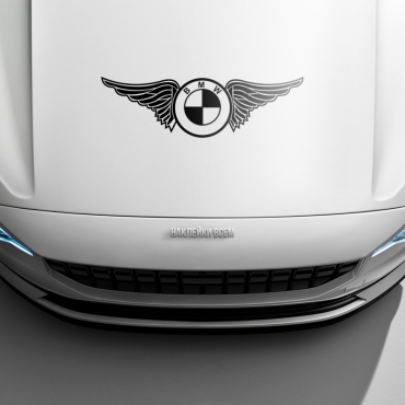 Наклейка BMW с крыльями