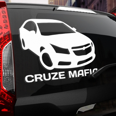 Наклейка CHEVROLET CRUZE МАФИЯ