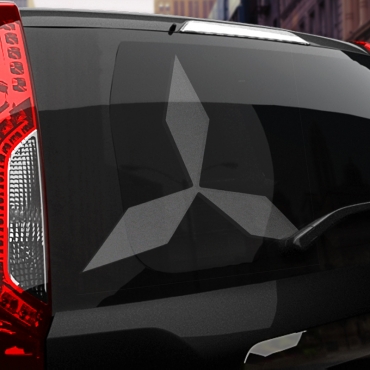 Наклейка эмблема Mitsubishi