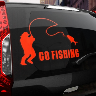 Наклейка Go fishing