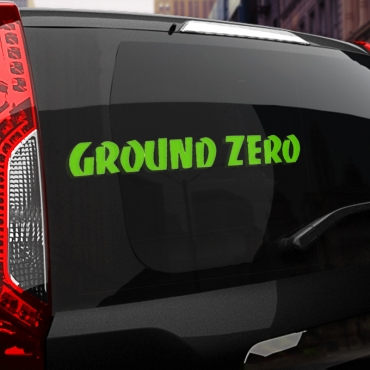 Наклейка Ground zero