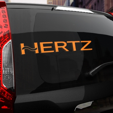 Наклейка HERTZ