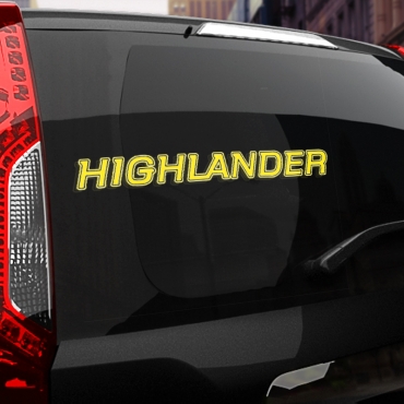 Наклейка Highlander