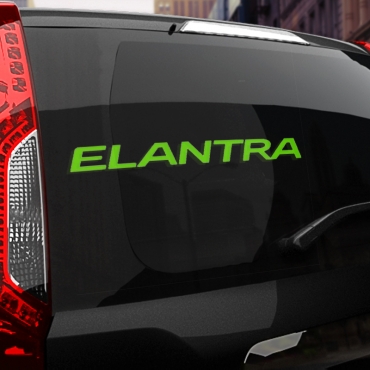 Наклейка Hyundai Elantra