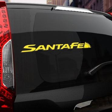Наклейка Hyundai SantaFe