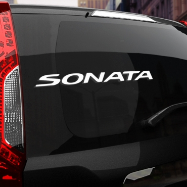 Наклейка Hyundai Sonata
