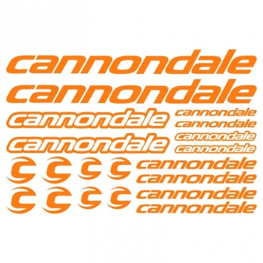 Наклейка Cannondale комплект 30х20 см