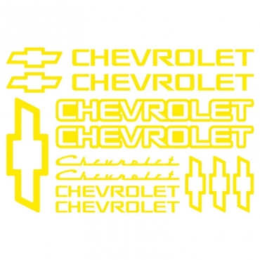 Наклейка Chevrolet набор