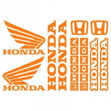 Наклейка Honda набор #1