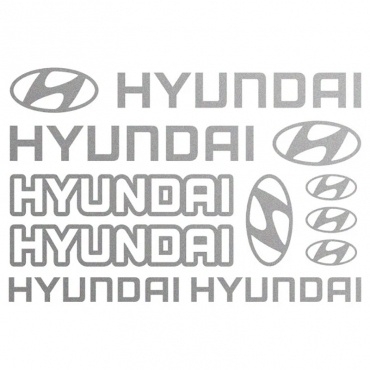 Наклейка Hyundai набор