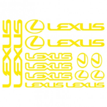 Наклейка Lexus набор