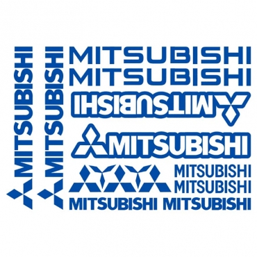 Наклейка Mitsubishi набор