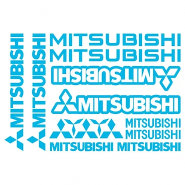 Наклейка Mitsubishi набор