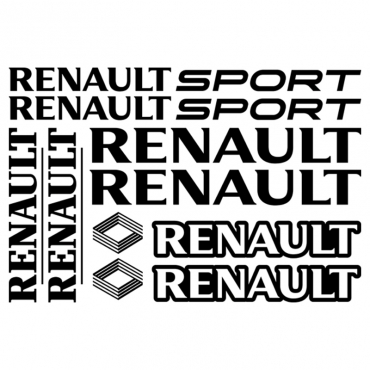 Наклейка Renault набор