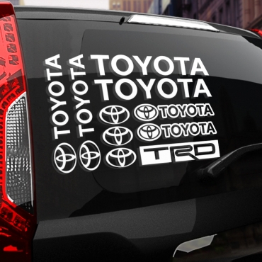 Наклейка Toyota набор