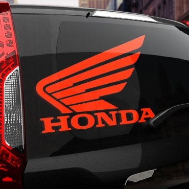 Наклейка крыло Honda