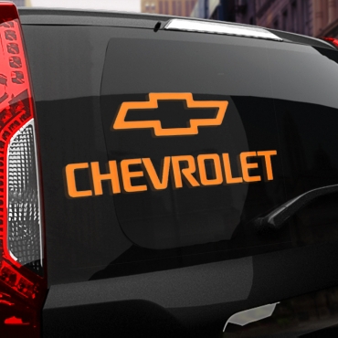 Наклейка логотип Chevrolet
