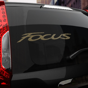 Наклейка логотип Ford Focus