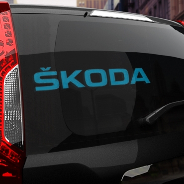 Наклейка логотип SKODA