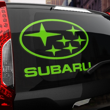 Наклейка логотип Subaru