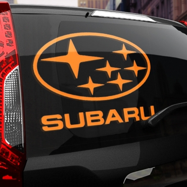 Наклейка логотип Subaru