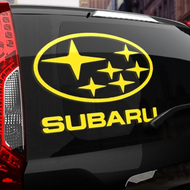 Наклейка логотип Subaru