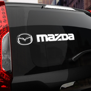 Наклейка Mazda логотип