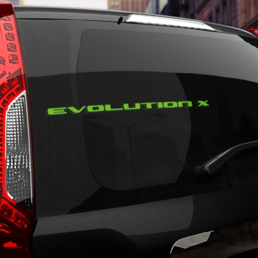 Наклейка Mitsubishi Evolution X