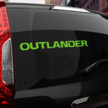 Наклейка Mitsubishi Outlander