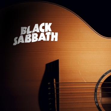 Наклейка надпись Black Sabbath