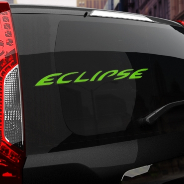 Наклейка надпись Mitsubishi Eclipse