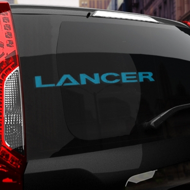 Наклейка надпись Mitsubishi Lancer