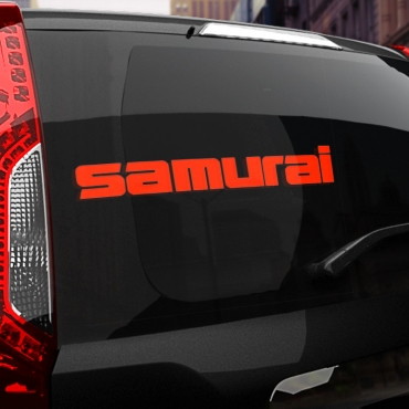 Наклейка надпись Suzuki Samurai