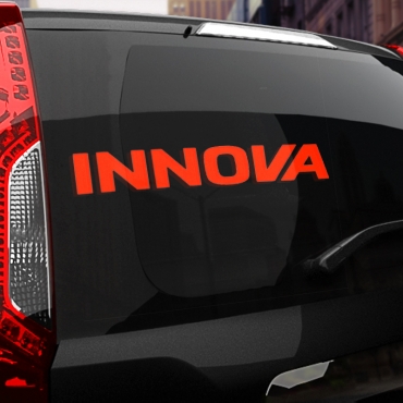 Наклейка надпись Toyota INNOVA