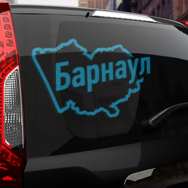 Наклейка Барнаул