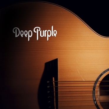 Наклейка Deep Purple на гитару