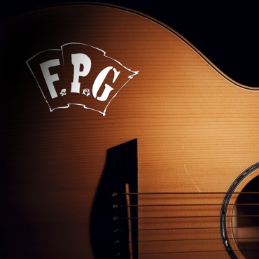 Наклейка F.P.G на гитару