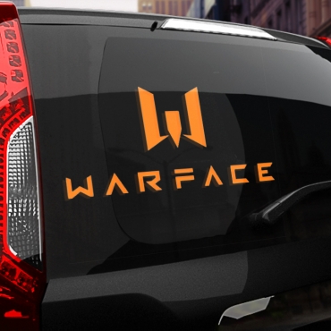 Наклейка логотип WARFACE
