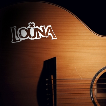 Наклейка Louna на гитару