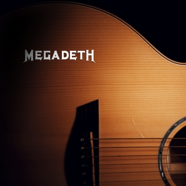 Наклейка Megadeth на гитару