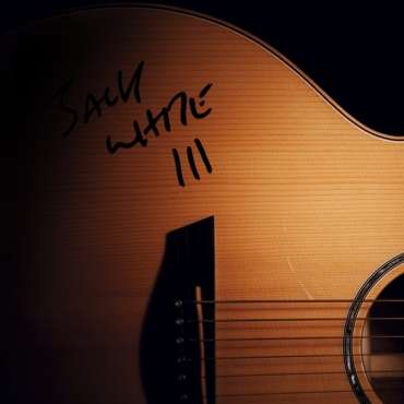 Наклейка на гитару автограф Джека Уайта