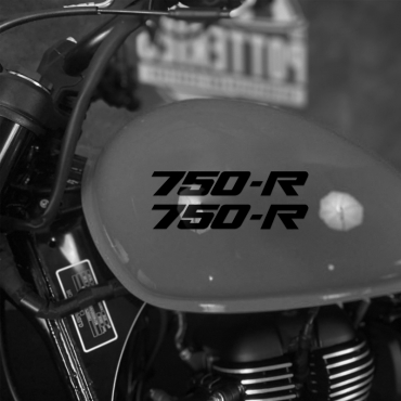 Наклейка Kawasaki 750-R на мотоцикл