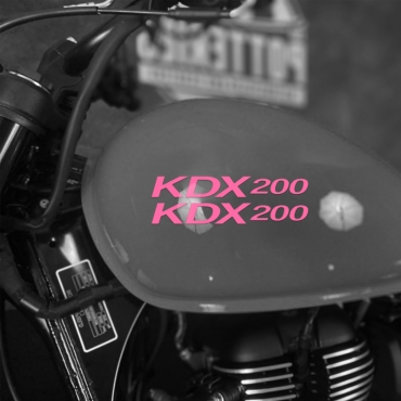 Наклейка Kawasaki KDX 200 на мотоцикл