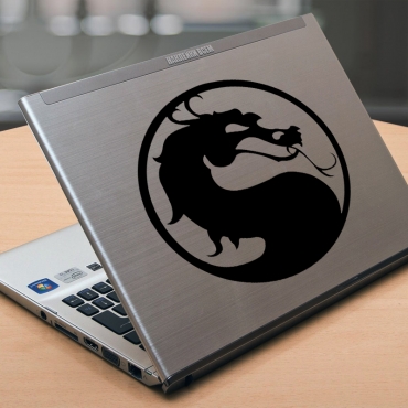 Наклейка на ноутбук Mortal Kombat Dragon