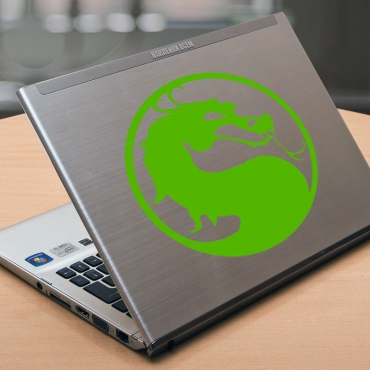 Наклейка на ноутбук Mortal Kombat Dragon