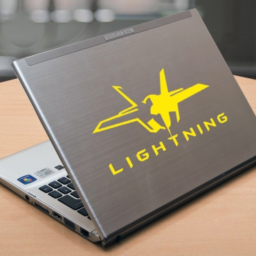 Наклейка на ноутбук msi lightning