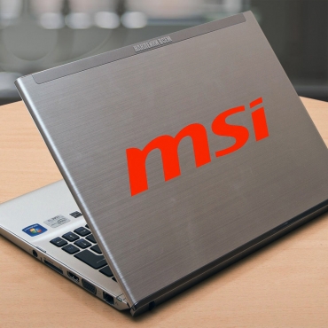 Наклейка на ноутбук MSI