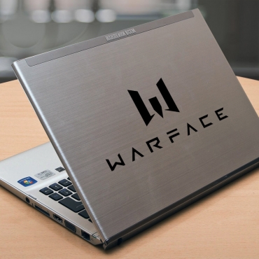 Наклейка на ноутбук WARFACE